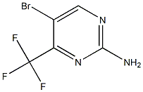 2-Amino-5-bromo-4-trifluoromethylpyrimidine Struktur