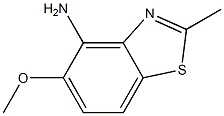 5-methoxy-2-methylbenzo[d]thiazol-4-amine Struktur