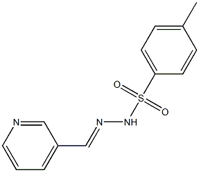 4-methyl-N'-[(E)-3-pyridinylmethylidene]benzenesulfonohydrazide Struktur