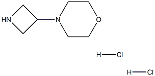 4-azetidin-3-ylmorpholine dihydrochloride Struktur