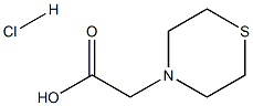 thiomorpholin-4-ylacetic acid hydrochloride Struktur