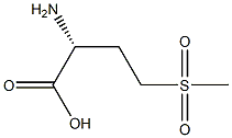 (2R)-2-Amino-4-(methylsulfonyl)butanoic acid Struktur