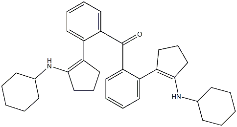 [2-(Cyclohexylamino)-1-cyclopentenyl]phenyl ketone Struktur