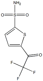 5-(Trifluoroacetyl)thiophene-2-sulfonamide Struktur