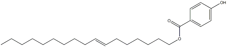 4-Hydroxybenzoic acid 7-heptadecenyl ester Struktur