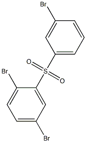 2,5-Dibromophenyl 3-bromophenyl sulfone Struktur