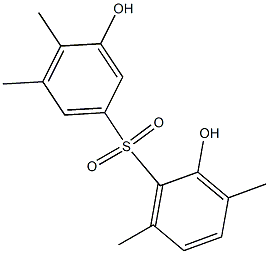 2,3'-Dihydroxy-3,4',5',6-tetramethyl[sulfonylbisbenzene] Struktur