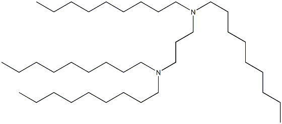 N,N,N',N'-Tetranonyl-1,3-propanediamine Struktur