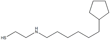 2-[(6-Cyclopentylhexyl)amino]ethanethiol Struktur