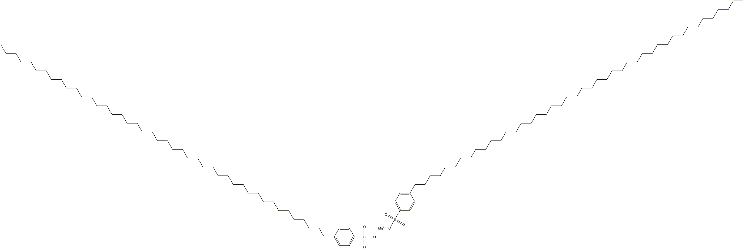 Bis[4-(tetratetracontan-1-yl)benzenesulfonic acid]magnesium salt Struktur