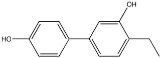 4-Ethyl-1,1'-biphenyl-3,4'-diol Struktur