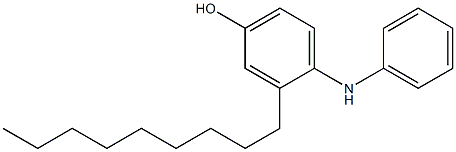 2-Nonyl[iminobisbenzen]-4-ol Struktur