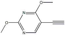 5-Ethynyl-2,4-dimethoxypyrimidine Struktur