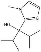 1-Methyl-2-(1-hydroxy-1-isopropyl-2-methylpropyl)-1H-imidazole Struktur