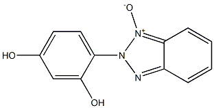 2-(2,4-Dihydroxyphenyl)-2H-benzotriazole 1-oxide Struktur