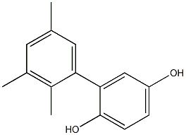 2-(2,3,5-Trimethylphenyl)benzene-1,4-diol Struktur