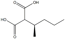 [(R)-1-Methylbutyl]malonic acid Struktur