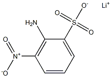 2-Amino-3-nitrobenzenesulfonic acid lithium salt Struktur