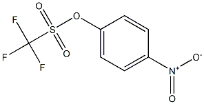 1-Nitro-4-(trifluoromethylsulfonyloxy)benzene Struktur