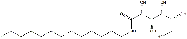 N-Tridecyl-D-gluconamide Struktur