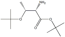 O-(1,1-Dimethylethyl)-L-threonine 1,1-dimethylethyl ester Struktur