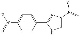 2-(4-Nitrophenyl)-4-nitro-1H-imidazole Struktur