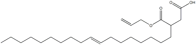 3-(8-Octadecenyl)succinic acid 1-hydrogen 4-allyl ester Struktur