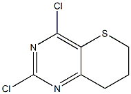 7,8-Dihydro-2,4-dichloro-6H-thiopyrano[3,2-d]pyrimidine Struktur