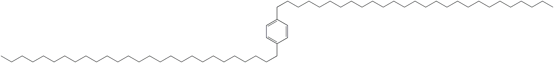 1,4-Diheptacosylbenzene Struktur