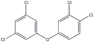 3,4-Dichlorophenyl 3,5-dichlorophenyl ether Struktur