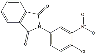 2-(4-Chloro-3-nitrophenyl)isoindoline-1,3-dione Struktur