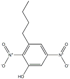 3-Butyl-2,5-dinitrophenol Struktur