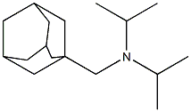 N,N-Diisopropyl-1-adamantanemethanamine Struktur