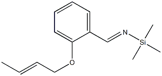 1-[[(Trimethylsilyl)imino]methyl]-2-(2-butenyloxy)benzene Struktur