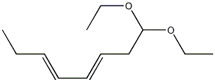 3,5-Octadienal diethyl acetal Struktur