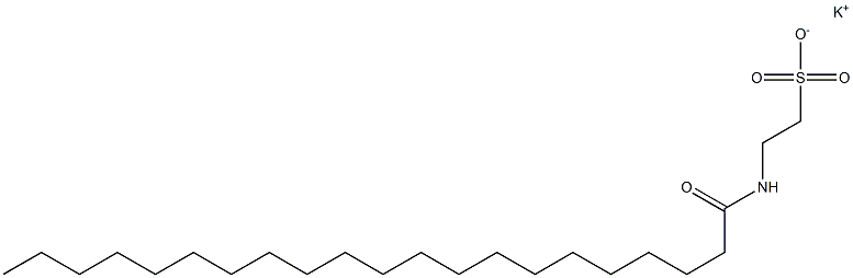 N-(1-Oxohenicosyl)taurine potassium salt Struktur