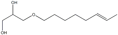 3-(6-Octenyloxy)-1,2-propanediol Struktur