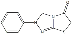 2,3-Dihydro-2-phenylthiazolo[2,3-c][1,2,4]triazol-5(6H)-one Struktur