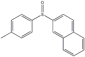 2-Naphtyl 4-methylphenyl sulfoxide Struktur