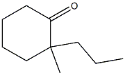 2-Methyl-2-propylcyclohexanone Struktur