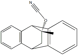 [(11R)-(9,10-Dihydro-11-methyl-9,10-ethanoanthracen)-11-yl] cyanate Struktur