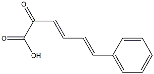 (5E)-2-Oxo-6-phenyl-3,5-hexadienoic acid Struktur