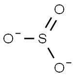 Sulfite anion Struktur