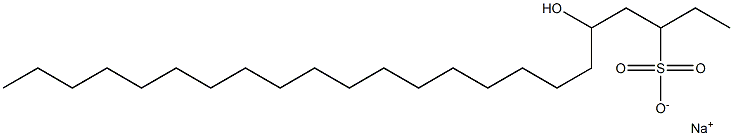 5-Hydroxytricosane-3-sulfonic acid sodium salt Struktur