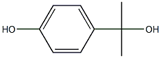 2-(4-Hydroxyphenyl)propane-2-ol Struktur