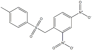 2,4-Dinitrobenzyl p-tolyl sulfone Struktur