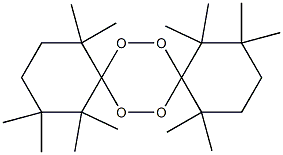 1,1,2,2,5,5,10,10,11,11,14,14-Dodecamethyl-7,8,15,16-tetraoxadispiro[5.2.5.2]hexadecane Struktur