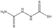 2-(Aminothioxomethyl)hydrazinecarbodithioic acid Struktur