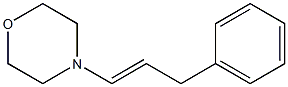 4-[(E)-3-Phenyl-1-propenyl]morpholine Struktur