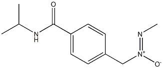 N-Isopropyl-4-[(methyl-NNO-azoxy)methyl]benzamide Struktur